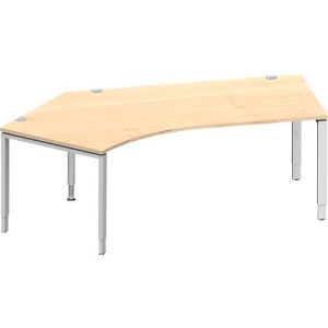 Schäfer Shop Genius Winkelschreibtisch MODENA FLEX 135°, Ansatz links, B 2165 mm, Ahorn Schäfer Shop Genius Winkelschreibtisch MODENA FLEX 135°, Ansatz links, B 2165 mm, Ahorn