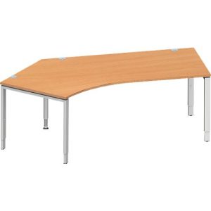 Schäfer Shop Genius Winkelschreibtisch MODENA FLEX 135°, Ansatz links, B 2165 mm, Buche Schäfer Shop Genius Winkelschreibtisch MODENA FLEX 135°, Ansatz links, B 2165 mm, Buche