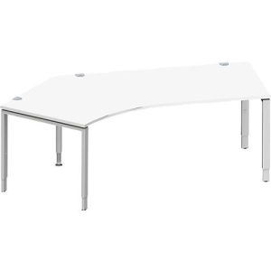 Schäfer Shop Genius Winkelschreibtisch MODENA FLEX 135°, Ansatz links, B 2165 mm, weiß Schäfer Shop Genius Winkelschreibtisch MODENA FLEX 135°, Ansatz links, B 2165 mm, weiß