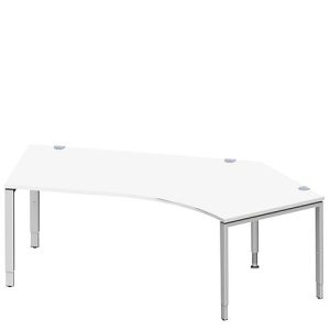 Schäfer Shop Genius Winkelschreibtisch MODENA FLEX 135°, Ansatz rechts, B 2165 mm, , weiß Schäfer Shop Genius Winkelschreibtisch MODENA FLEX 135°, Ansatz rechts, B 2165 mm, , weiß