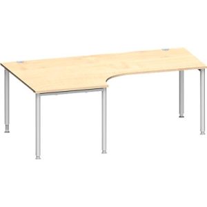 Schäfer Shop Genius Winkelschreibtisch MODENA FLEX 90°, Ansatz links, B 2000 mm, Ahorn Schäfer Shop Genius Winkelschreibtisch MODENA FLEX 90°, Ansatz links, B 2000 mm, Ahorn