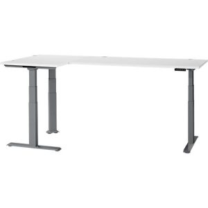 Schäfer Shop Genius Winkelschreibtisch Modena Flex, elektrisch höhenverstellbar, 90° Winkel beidseitig, B 2000 x T 1600 mm, weiß/anthrazit Schäfer Shop Genius Winkelschreibtisch Modena Flex, elektrisch höhenverstellbar, 90° Winkel beidseitig, B 2000 x T 1600 mm, weiß/anthrazit