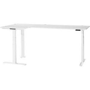 Schäfer Shop Genius Winkelschreibtisch Modena Flex, elektrisch höhenverstellbar, 90° Winkel beidseitig, B 2000 x T 1600 mm, weiß Schäfer Shop Genius Winkelschreibtisch Modena Flex, elektrisch höhenverstellbar, 90° Winkel beidseitig, B 2000 x T 1600 mm, weiß