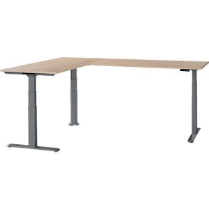 Schäfer Shop Genius Winkelschreibtisch Modena Flex, elektrisch höhenverstellbar, 90° Winkel beidseitig, B 2000 x T 2400 mm, Eiche/anthrazit Schäfer Shop Genius Winkelschreibtisch Modena Flex, elektrisch höhenverstellbar, 90° Winkel beidseitig, B 2000 x T 2400 mm, Eiche/anthrazit