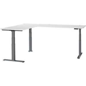 Schäfer Shop Genius Winkelschreibtisch Modena Flex, elektrisch höhenverstellbar, 90° Winkel beidseitig, B 2000 x T 2400 mm, weiß/anthrazit Schäfer Shop Genius Winkelschreibtisch Modena Flex, elektrisch höhenverstellbar, 90° Winkel beidseitig, B 2000 x T 2400 mm, weiß/anthrazit