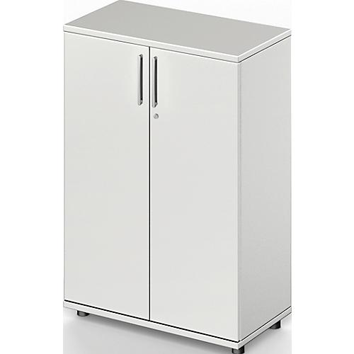 Schäfer Shop Pure Flügeltürenschrank Proplana, 3 Ordnerhöhen, Breite 800 mm, abschließbar, lichtgrau