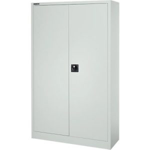 Schäfer Shop Pure Stahlschrank, aus Stahl, 4 Böden, 5 OH, abschließbar, B 1200 x T 400 x H 1935 mm, Lichtgrau RAL 7035 Schäfer Shop Pure Stahlschrank, aus Stahl, 4 Böden, 5 OH, abschließbar, B 1200 x T 400 x H 1935 mm, Lichtgrau RAL 7035