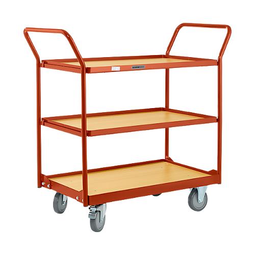 Schäfer Shop Pure Tischwagen mit 3 Etagen, 1086 x 500 x 1032 mm