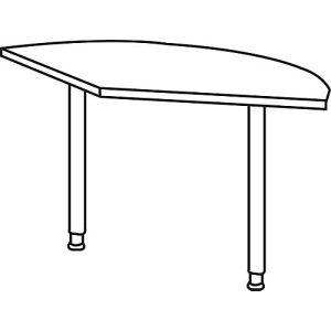 Schäfer Shop Select Ansatztisch PLANOVA ERGOSTYLE 135°, Ahron-Dekor Schäfer Shop Select Ansatztisch PLANOVA ERGOSTYLE 135°, Ahron-Dekor