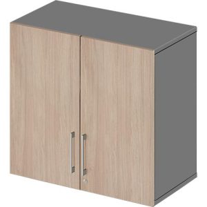 Schäfer Shop Select Aufsatzschrank LOGIN, 2 Ordnerhöhen, Griffe unten, B 800 x T 420 x H 726 mm, graphit/Eiche Schäfer Shop Select Aufsatzschrank LOGIN, 2 Ordnerhöhen, Griffe unten, B 800 x T 420 x H 726 mm, graphit/Eiche