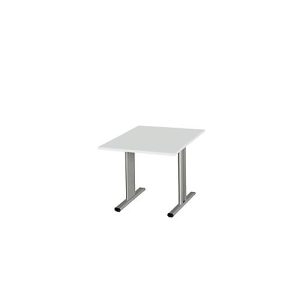 Schäfer Shop Select Besprechungstisch Planova Basic, Quadrat, T-Fuß, B 1000 x T 1000 x H 717 mm, lichtgrau/weißaluminium RAL 9006 Schäfer Shop Select Besprechungstisch Planova Basic, Quadrat, T-Fuß, B 1000 x T 1000 x H 717 mm, lichtgrau/weißaluminium RAL 9006