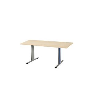 Schäfer Shop Select Besprechungstisch Planova Basic, Rechteck, T-Fuß, B 1600 x T 800 x H 717 mm, Ahorn/weißaluminium RAL 9006 Schäfer Shop Select Besprechungstisch Planova Basic, Rechteck, T-Fuß, B 1600 x T 800 x H 717 mm, Ahorn/weißaluminium RAL 9006