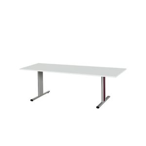 Schäfer Shop Select Besprechungstisch Planova Basic, Rechteck, T-Fuß, B 2000 x T 800 x H 717 mm, lichtgrau/weißaluminium RAL 9006 Schäfer Shop Select Besprechungstisch Planova Basic, Rechteck, T-Fuß, B 2000 x T 800 x H 717 mm, lichtgrau/weißaluminium RAL 9006