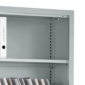 Schäfer Shop Select Fachböden MS iCONOMY, inklusive Halterung, B 950 mm, 2 Stück, weißaluminium