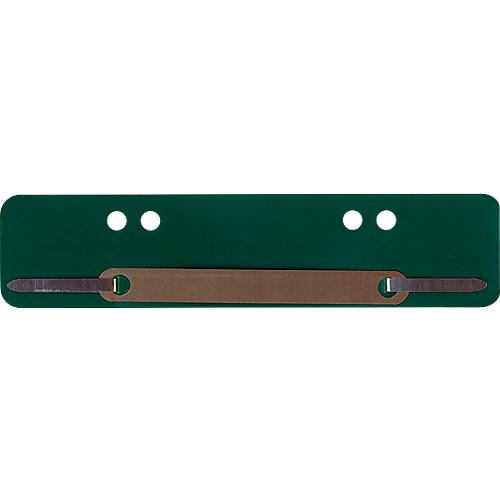 Schäfer Shop Select Heftstreifen, Polypropylen, dunkelgrün, DIN A5, Metall-Deckleiste