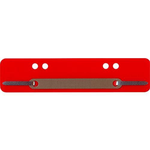 Schäfer Shop Select Heftstreifen, Polypropylen, rot, DIN A5, Metall-Deckleiste