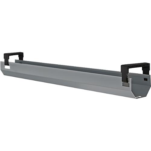 Schäfer Shop Select Kabelkanal, abklappbar, teleskopierbar im Bereich von 1024-1624 mm, Metall, weißaluminium