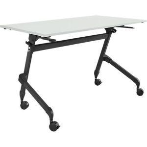 Schäfer Shop Select Klapptisch mit Rollen, Rechteck, Vierkantrohr, B 1200 x T 600 x H 720 mm, lichtgrau/schwarz Schäfer Shop Select Klapptisch mit Rollen, Rechteck, Vierkantrohr, B 1200 x T 600 x H 720 mm, lichtgrau/schwarz