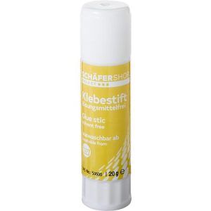 Schäfer Shop Select Klebestift, 20 Gramm, lösungsmittelfrei, geruchsarm, auswaschbar, transparent Schäfer Shop Select Klebestift, 20 Gramm, lösungsmittelfrei, geruchsarm, auswaschbar, transparent