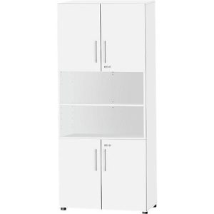Schäfer Shop Select Kombischrank Start Off, 6 OH, 4 OH m. Tür, abschließbar, B 800 x T 420 x H 2240 mm, weiß/weiß Schäfer Shop Select Kombischrank Start Off, 6 OH, 4 OH m. Tür, abschließbar, B 800 x T 420 x H 2240 mm, weiß/weiß