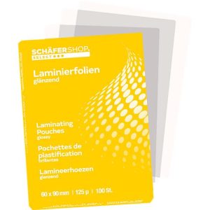 Schäfer Shop Select Laminierfolien, 60 x 90 mm, 125 mic, 100 Stück Schäfer Shop Select Laminierfolien, 60 x 90 mm, 125 mic, 100 Stück