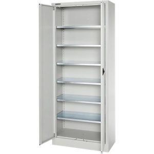 Schäfer Shop Select Materialschrank MSI 2409, Stahl, 6 Fachböden, B 950 x T 400 x H 1935 mm, lichtgrau Schäfer Shop Select Materialschrank MSI 2409, Stahl, 6 Fachböden, B 950 x T 400 x H 1935 mm, lichtgrau