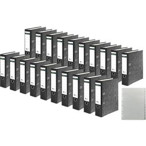 Schäfer Shop Select Ordner, DIN A4, Rückenbreite 80 mm, 20 Stück + GRATIS 1 PP-Ordner-Register A-Z, Schäfer Shop Select Ordner, DIN A4, Rückenbreite 80 mm, 20 Stück + GRATIS 1 PP-Ordner-Register A-Z,