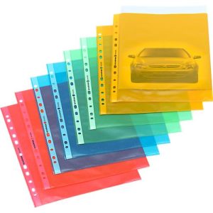 Schäfer Shop Select Prospekthüllen, DIN A4, genarbt, oben offen, dokumentenecht, 25 Stück, rot Schäfer Shop Select Prospekthüllen, DIN A4, genarbt, oben offen, dokumentenecht, 25 Stück, rot