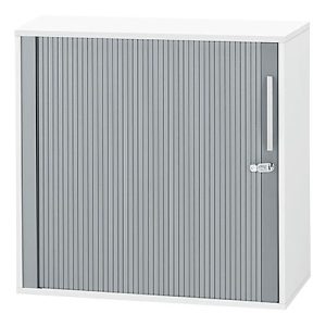Schäfer Shop Select Querrollladenschrank SET UP, abschließbar, 2 Ordnerhöhen, B 800 x T 420 x H 788 mm, weiß Schäfer Shop Select Querrollladenschrank SET UP, abschließbar, 2 Ordnerhöhen, B 800 x T 420 x H 788 mm, weiß