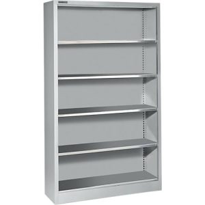 Schäfer Shop Select Regal AS 2409, mit 4 höhenverstellbaren Fachböden, B 950 x T 400 x H 1935 mm, Stahlblech, weißaluminium RAL 9006 Schäfer Shop Select Regal AS 2409, mit 4 höhenverstellbaren Fachböden, B 950 x T 400 x H 1935 mm, Stahlblech, weißaluminium RAL 9006