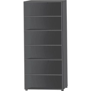 Schäfer Shop Select Regal, B 800 x T 420 x H 2240 mm, 6 OH & 5 Fachböden, graphit Schäfer Shop Select Regal, B 800 x T 420 x H 2240 mm, 6 OH & 5 Fachböden, graphit