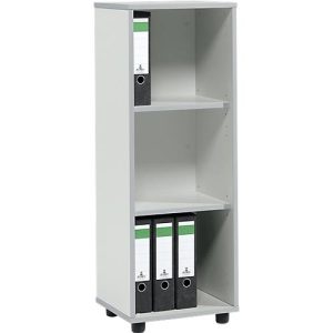Schäfer Shop Select Regal MOXXO IQ, Holz, 3 Fächer, 3 OH, B 401 x T 362 x H 1115 mm, lichtgrau Schäfer Shop Select Regal MOXXO IQ, Holz, 3 Fächer, 3 OH, B 401 x T 362 x H 1115 mm, lichtgrau