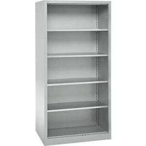 Schäfer Shop Select Regalschrank MS, 5 OH, B 950 x T 600 x H 1935 mm, Stahlblech, Lichtgrau Schäfer Shop Select Regalschrank MS, 5 OH, B 950 x T 600 x H 1935 mm, Stahlblech, Lichtgrau