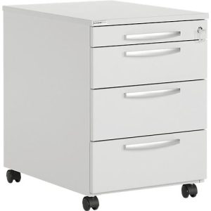 Schäfer Shop Select Rollcontainer LOGIN, 3 Schubladen, 1 Utensilienauszug, Zentralverriegelung, B 432 x T 580 x H 595 mm, lichtgrau Schäfer Shop Select Rollcontainer LOGIN, 3 Schubladen, 1 Utensilienauszug, Zentralverriegelung, B 432 x T 580 x H 595 mm, lichtgrau