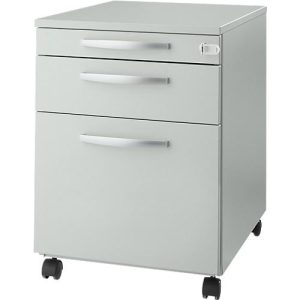 Schäfer Shop Select Rollcontainer Login, HR-Auszug+Utensilienauszug+Schublade, abschließbar, Holz, B 431 x T 580 x H 595 mm, lichtgrau/lichtgrau Schäfer Shop Select Rollcontainer Login, HR-Auszug+Utensilienauszug+Schublade, abschließbar, Holz, B 431 x T 580 x H 595 mm, lichtgrau/lichtgrau