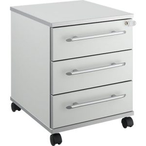 Schäfer Shop Select Rollcontainer Moxxo IQ 333, 3 Schübe, B 410 x T 495 x H 510 mm, abschließbar, lichtgrau Schäfer Shop Select Rollcontainer Moxxo IQ 333, 3 Schübe, B 410 x T 495 x H 510 mm, abschließbar, lichtgrau