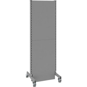 Schäfer Shop Select Schallschutz Stellwand, mobil, Grundfeld, mit 2 Füßen & Doppelrollen, B 625 x T 740 x H 2000 mm, staubgrau RAL 7037 Schäfer Shop Select Schallschutz Stellwand, mobil, Grundfeld, mit 2 Füßen & Doppelrollen, B 625 x T 740 x H 2000 mm, staubgrau RAL 7037