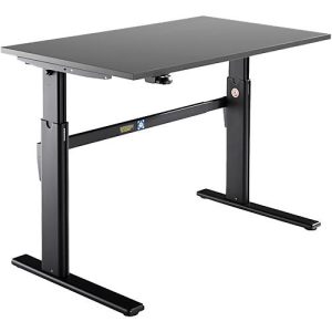 Schäfer Shop Select Schreibtisch, elektrisch höhenverstellbar, Rechteck, C-Fuß, B 1200 x T 800 x H 725-1185 mm, graphit/schwarz Schäfer Shop Select Schreibtisch, elektrisch höhenverstellbar, Rechteck, C-Fuß, B 1200 x T 800 x H 725-1185 mm, graphit/schwarz