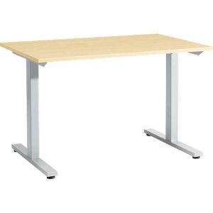 Schäfer Shop Select Schreibtisch Start Off, T-Fuß, Rechteck, Stahl/Holz, B 1200 x T 800 x H 735 mm, ahorn Schäfer Shop Select Schreibtisch Start Off, T-Fuß, Rechteck, Stahl/Holz, B 1200 x T 800 x H 735 mm, ahorn