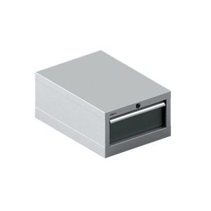 Schäfer Shop Select Schubladenschrank 18-27, 1 Schub, bis 200 kg, B 411 x T 572 x H 250 mm, anthrazitgrau/weißaluminium Schäfer Shop Select Schubladenschrank 18-27, 1 Schub, bis 200 kg, B 411 x T 572 x H 250 mm, anthrazitgrau/weißaluminium