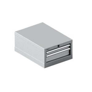 Schäfer Shop Select Schubladenschrank 18-27, 2 Schübe (H 50/100mm), bis 75 kg, B 411 x T 572 x H 250 mm, weißaluminium/weißaluminium Schäfer Shop Select Schubladenschrank 18-27, 2 Schübe (H 50/100mm), bis 75 kg, B 411 x T 572 x H 250 mm, weißaluminium/weißaluminium