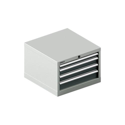 Schäfer Shop Select Schubladenschrank 27-27, 4 Schübe, bis 75 kg, B 564 x T 572 x H 400 mm, anthrazitgrau/lichtgrau