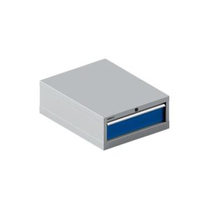 Schäfer Shop Select Schubladenschrank 27-36, 1 Schub, bis 75 kg, B 564 x T 725 x H 250 mm, enzianblau/weißaluminium Schäfer Shop Select Schubladenschrank 27-36, 1 Schub, bis 75 kg, B 564 x T 725 x H 250 mm, enzianblau/weißaluminium