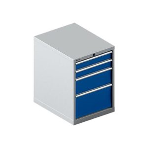 Schäfer Shop Select Schubladenschrank 27-36, 4 Schübe, bis 200 kg, B 564 x T 725 x H 800 mm, enzianblau/weißaluminium Schäfer Shop Select Schubladenschrank 27-36, 4 Schübe, bis 200 kg, B 564 x T 725 x H 800 mm, enzianblau/weißaluminium