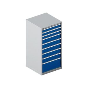 Schäfer Shop Select Schubladenschrank 36-36, 9 Schübe, bis 75 kg, B 717 x T 725 x H 1450 mm, weißalu/enzianblau Schäfer Shop Select Schubladenschrank 36-36, 9 Schübe, bis 75 kg, B 717 x T 725 x H 1450 mm, weißalu/enzianblau