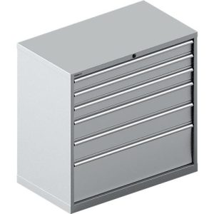 Schäfer Shop Select Schubladenschrank 54-27, 6 Schübe, bis 200 kg, B 1023 x T 572 x H 1000 mm, weißalu Schäfer Shop Select Schubladenschrank 54-27, 6 Schübe, bis 200 kg, B 1023 x T 572 x H 1000 mm, weißalu