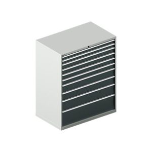 Schäfer Shop Select Schubladenschrank 64-36, 10 Schübe, bis 200 kg, B 1193 x T 725 x H 1450 mm, lichtgrau/anthrazitgrau Schäfer Shop Select Schubladenschrank 64-36, 10 Schübe, bis 200 kg, B 1193 x T 725 x H 1450 mm, lichtgrau/anthrazitgrau