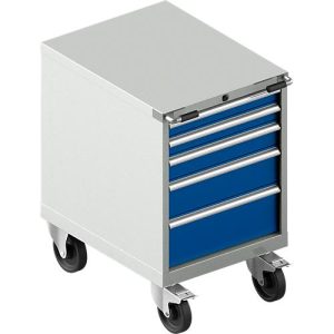 Schäfer Shop Select Schubladenschrank mit Rollen WSK 27-36, 5 Schübe, bis 75 kg, B 564 x T 725 x H 920 mm, lichtgrau/enzianblau Schäfer Shop Select Schubladenschrank mit Rollen WSK 27-36, 5 Schübe, bis 75 kg, B 564 x T 725 x H 920 mm, lichtgrau/enzianblau