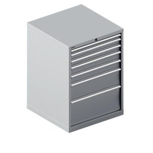 Schäfer Shop Select Schubladenschrank WSK 54-36, Stahl, 7 Schübe, bis 75 kg, B 1023 x T 725 x H 1000 mm, weissaluminium/weissaluminium Schäfer Shop Select Schubladenschrank WSK 54-36, Stahl, 7 Schübe, bis 75 kg, B 1023 x T 725 x H 1000 mm, weissaluminium/weissaluminium