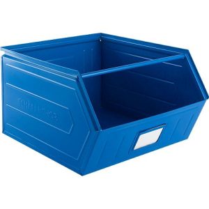 Schäfer Shop Select Sichtlagerkasten, mit Tragestab, L 550 x B 458 x H 300 mm, 60 l, 130 kg, Stahl, RAL 5015 (himmelblau) Schäfer Shop Select Sichtlagerkasten, mit Tragestab, L 550 x B 458 x H 300 mm, 60 l, 130 kg, Stahl, RAL 5015 (himmelblau)